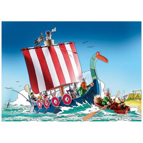 Calendario Avvento Asterix E I Pirati Con Nave Scialuppa E Personaggi - Foto 3