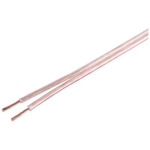 Cavo per Altoparlanti 2,5mm² 50x0,25 CCA Trasparente 100m - Foto 1