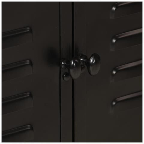 Mobile Lavabo Da Bagno 55x35x60 Cm Ferro E Legno Massello Mango - Foto 8