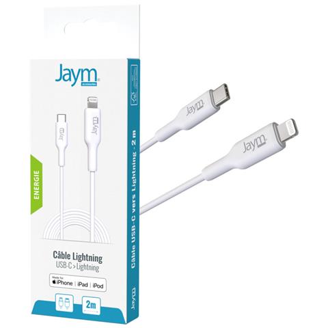 Cavo Ricarica E Sincronizzazione Usb-c / Lightning Mfi Pd 3.0 3a 2m, Bianco - Foto 5