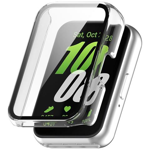 Custodia Con Proteggi Schermo In Vetro Temperato Per Samsung Galaxy Fit 3 (sm-r390) Transparent - Foto 1