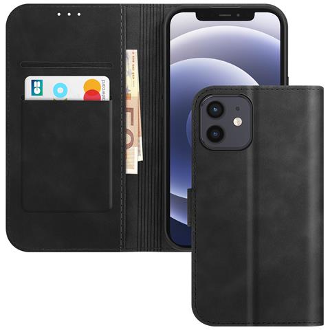Custodia Portafoglio Per Iphone 12 Copertina Supporto Video - Foto 2