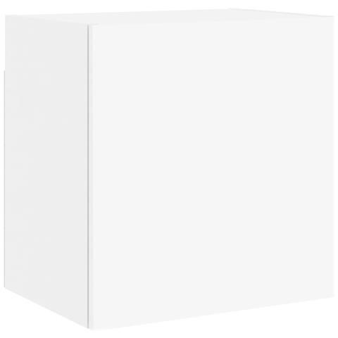 Mobile Tv A Parete Bianco 40,5x30x40 Cm In Legno Multistrato - Foto 2
