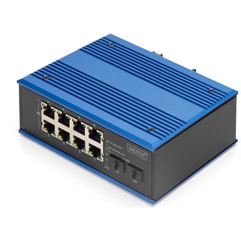 Switch industriale 8 + 2 porte Gigabit Ethernet PoE - Foto 1