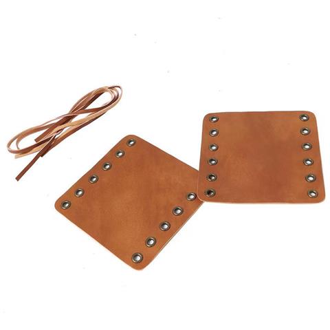 Coppia Di Manopole Per Manubrio Da Bicicletta In Pelle Pu Per Mountain Bike Lightbrown - Foto 1