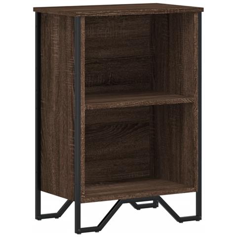 Libreria Rovere Marrone 50x31x74,5 Cm In Legno Multistrato - Foto 2
