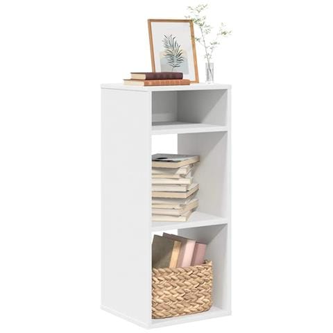 Libreria Bianca 34x31x80 Cm In Legno Multistrato - Foto 1