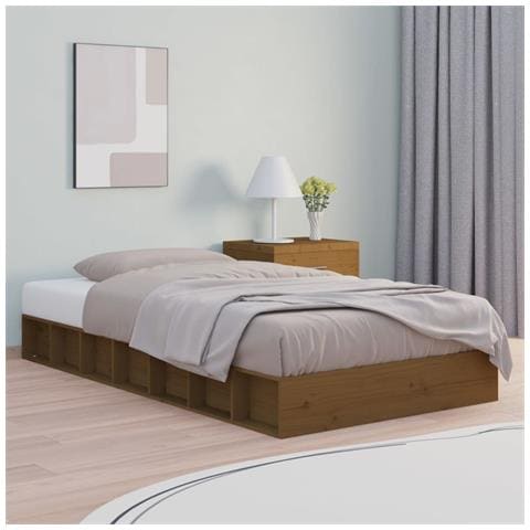 Giroletto Ambra 75x190 Cm Small Single In Legno Massello - Foto 8