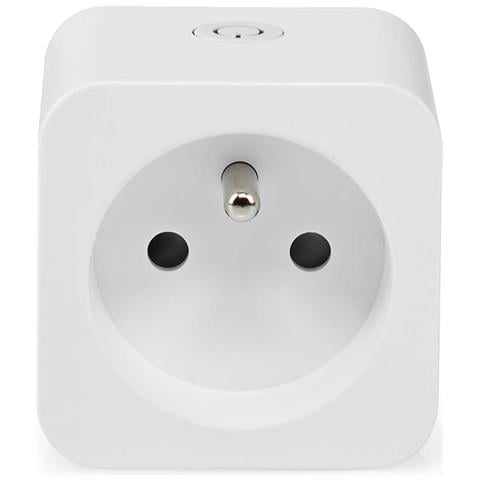 Smartlife Wi-fi Connected Socket Ip21 Wattmetro 3680w Tipo E Francia, Bianco - Foto 1
