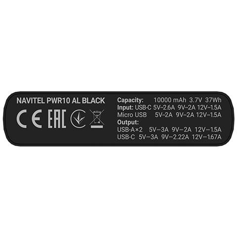 PWR10 AL BLACK batteria portatile 10000 mAh Nero - Foto 2