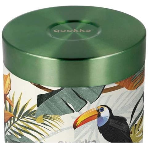 Contenitore Alimentare 600ml Modello Whim Con Motivo Tropicale, Verde - Foto 2