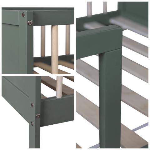 Letto Per Bambini 190x90cm Verde Salvia Adam - Foto 13