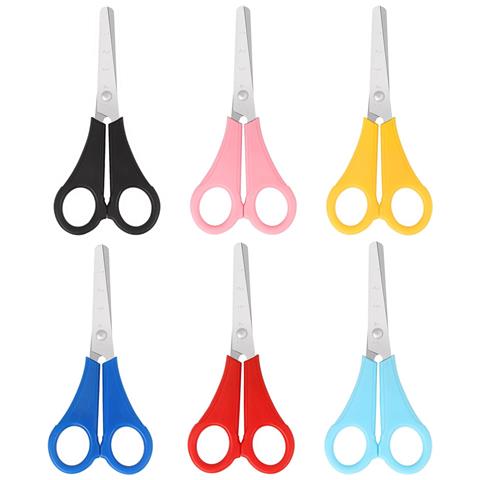 Forbici Per Bambini Con Righello 2 In 1 Punte Smussate Set 6 Pezzi Colorate - Foto 1