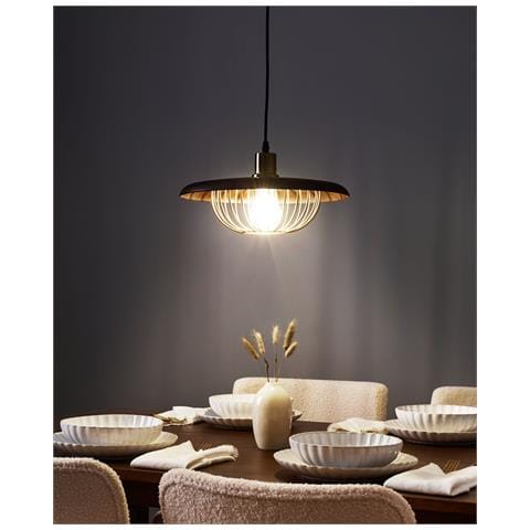 Lampadario Tordillo Metallo Oro - Foto 1