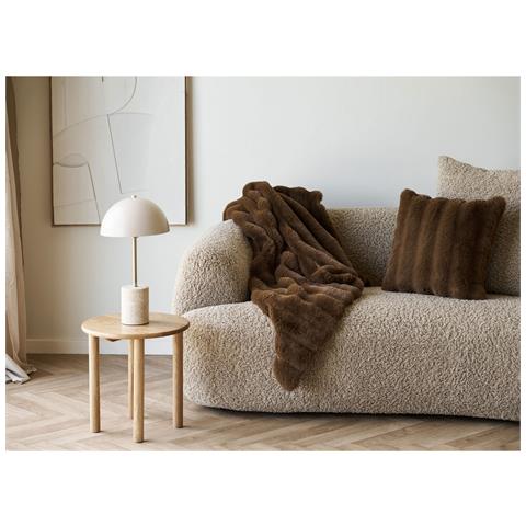 Cuscino Decorativo Galena - Marrone - Poliestere - 45x45x5 Cm - Foto 2