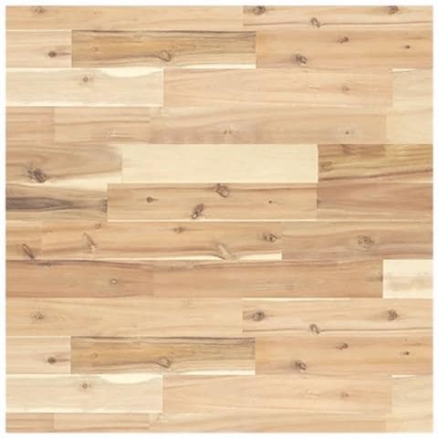 Piano Tavolo Quadrato 60x60x4 cm in Legno Massello di Acacia - Foto 1