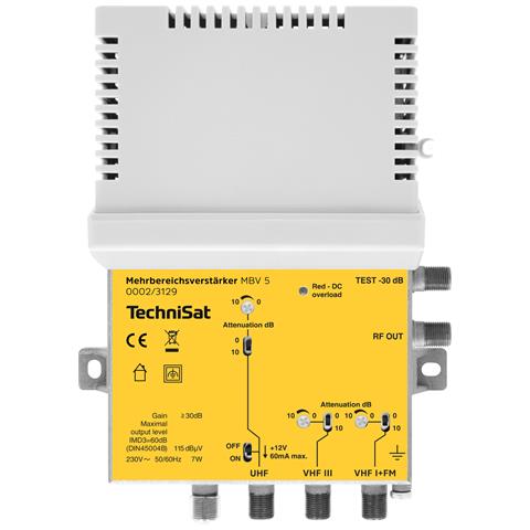 MBV 5 amplificatore di segnale TV 47 - 862 MHz - Foto 1