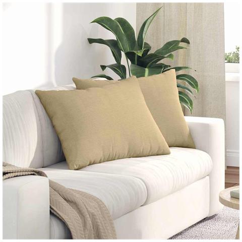Cuscini da Divano 2 pcs Grigio Verde 70 x 50 cm - Foto 2