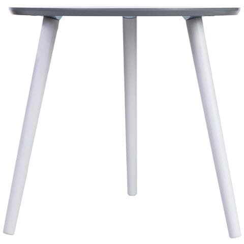 Tavolino In Legno A 3 Gambe 50 X 50 X 46h Cm - Foto 2