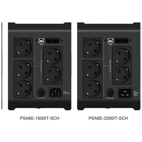 PSA6E-1600IT-SCH gruppo di continuità (UPS) A linea interattiva 1,6 kVA 925 W 5 presa (e) AC - Foto 4
