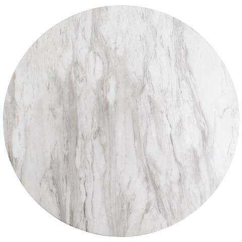 Tavolo Bar Bolzano-oro-metallo-70x70x105 Cm - Foto 2