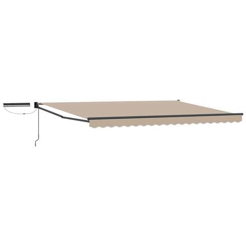 Tettuccio Elettrico Retrattile Beige e Antracite 4 × 3 m - Foto 1
