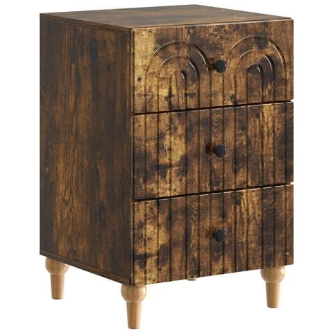 Armadio da Notte con cassetto Rovere Fumo 43x 41 x 66,5 cm - Foto 1