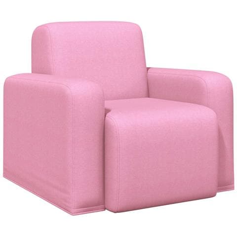 Poltrona Rosa Tessuto - Foto 1