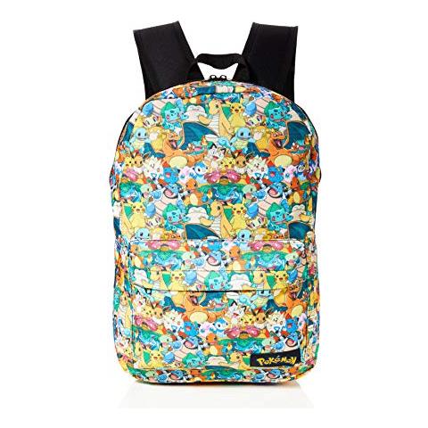 Personaggi Pokemon Stampa All-over Zaino Zaino Casual, 45 Cm, 15 Litri, Multicolore (multicolore) - Foto 1
