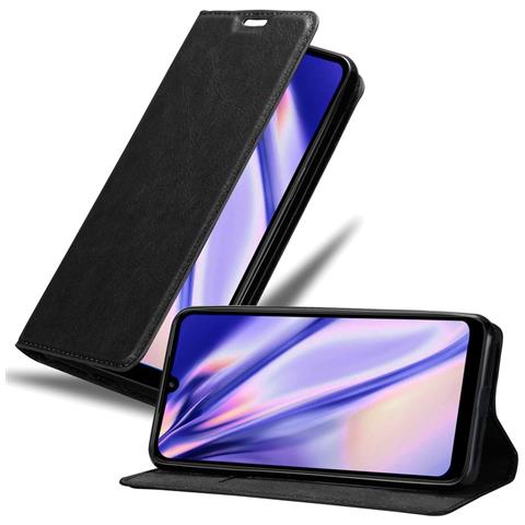 Custodia Compatibile Con Xiaomi Redmi 7 In Nero Di Notte - Coperchio Protettiva Con Chiusura Magnetica, Funzione Stand E Tasca Per Le Carte - Foto 1