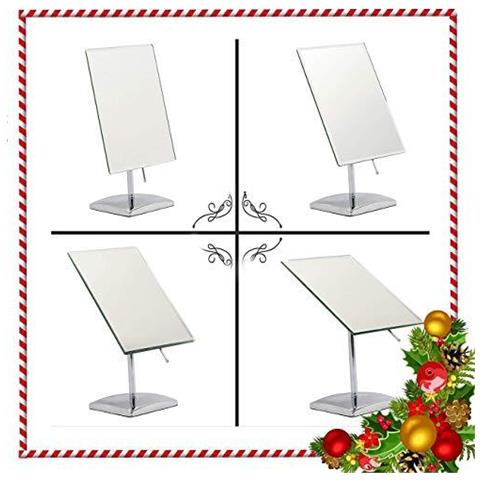 Grande Free Standing Specchio Per Bagno Controsoffitto Toilette E Vanity Set - Classic Fronte Di Specchio Per Il Trucco E Rasatura - 25 X 18 Centimetri - Foto 4