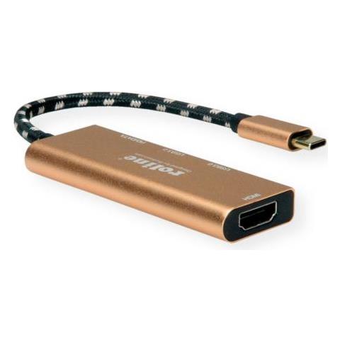 12.02.1119, Cablato, Usb 3.2 Gen 2 3.1 Gen 2 Type-c, Oro, 5 Gbit-s - Foto 2