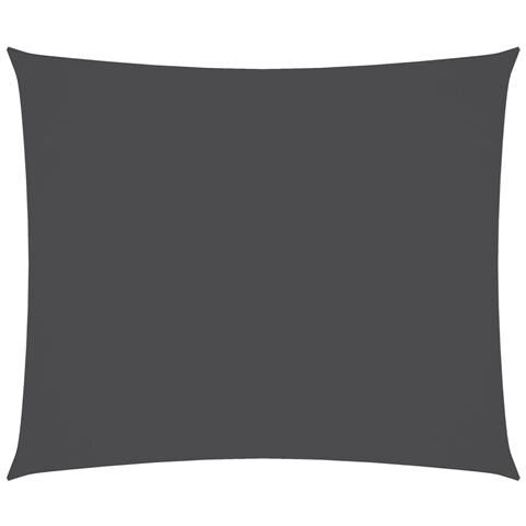 Parasole a Vela Oxford Rettangolare 4x5 m Antracite - Foto 1