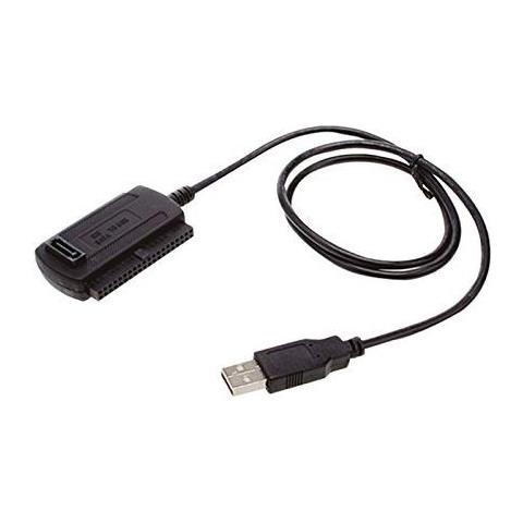 appC08, USB 2.0, 1 x IDE / 1 x SATA, Maschio / maschio, Nero, Windows 2000, Windows XP, Vista, 7, 8 Mac OS - Foto 1