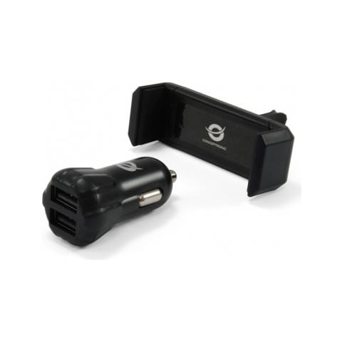 CUSBCAR2AKIT, Auto, Smartphone, Tablet, Accendisigari, Nero, Contatto - Foto 1