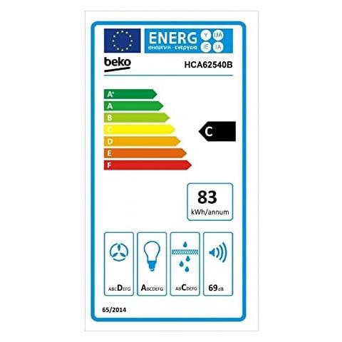 Cappa HCA62540B a Parete da 60 cm Aspirante Colore Nero - Foto 3