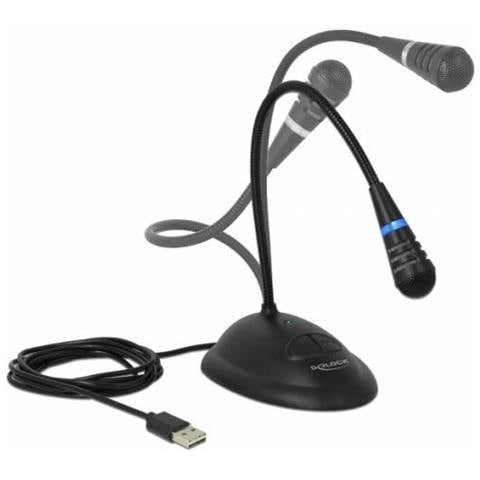 65871 microfono PC microphone Cablato Nero - Foto 3
