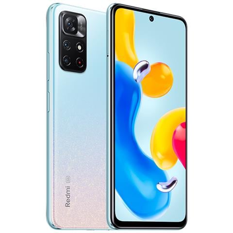 Redmi Note 11S 5G 128 GB 4GB RAM Dual Sim Display 6.6" Slot Nano SD Fotocamera 50 Mpx Android 11 Blu - Foto 1