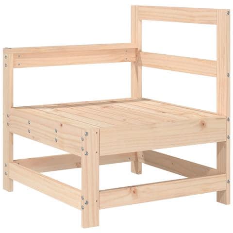 Set Salotto Da Giardino 5 Pz In Legno Massello Di Pino - Foto 3
