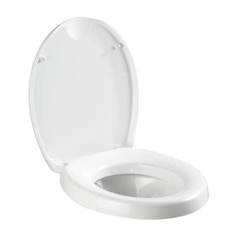 21905100 sedile WC Coperchio rigido da WC Alluminio, Duroplast Bianco - Foto 1