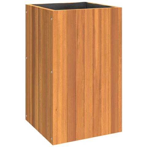 Fioriera Da Giardino 35x35x60 Cm In Legno Massello Di Acacia - Foto 1