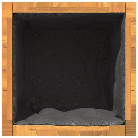 Fioriera Da Giardino 35x35x60 Cm In Legno Massello Di Acacia - Foto 8
