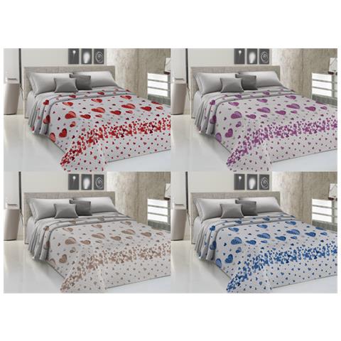 Copriletto Piquet Primavera Estate 100% Cotone Disegno Mongolfiera Piazza E Mezza Beige - Foto 2