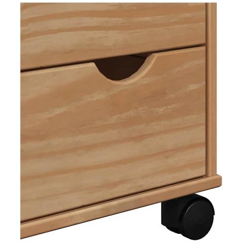 Carrello da Cucina OTTA 59x45x80 cm in Legno Massello di Pino - Foto 2