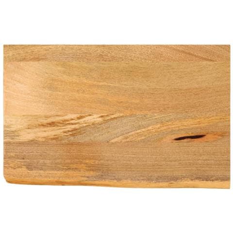 Piano Tavolo Bordi Vivi 50x40x2,5 Cm In Legno Massello Di Mango - Foto 1