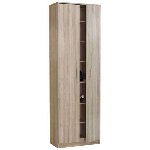 Armadio Tuttopiani 2 Ante Da Interno In Legno Nobilitato Bilaminato Linea Classic - Khaki - Foto 1