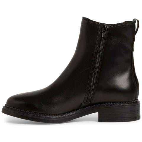 Black Casual Closed Booties Stivaletti Pelle Scarpe Donna Nero Eu 38, 1-25029-41 001 - Foto 3
