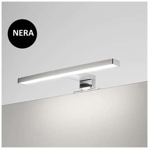 Lampada Led Kyra Per Bagno 300 Mm Nera - Foto 1