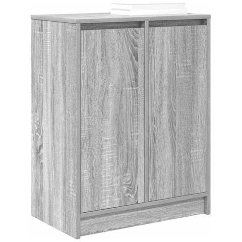 Scarpiera Grigio Sonoma 57x34x76 cm in Legno Multistrato - Foto 9