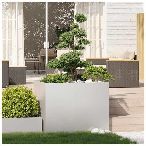 Fioriera 100x100x80 Cm In Acciaio Inox - Foto 3